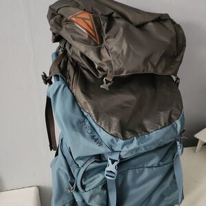 Zro64W Women's Blue and Brown Backpack